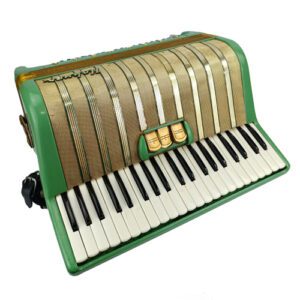 Acordeon Hohner Marchesa 120 Baixos Verde