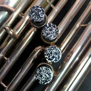 Botão para Pisto Tuba/Bombardão Black Talk