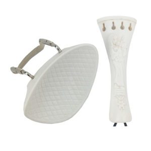 Kit Queixeira e Estandarte Violino 4/4 Resina